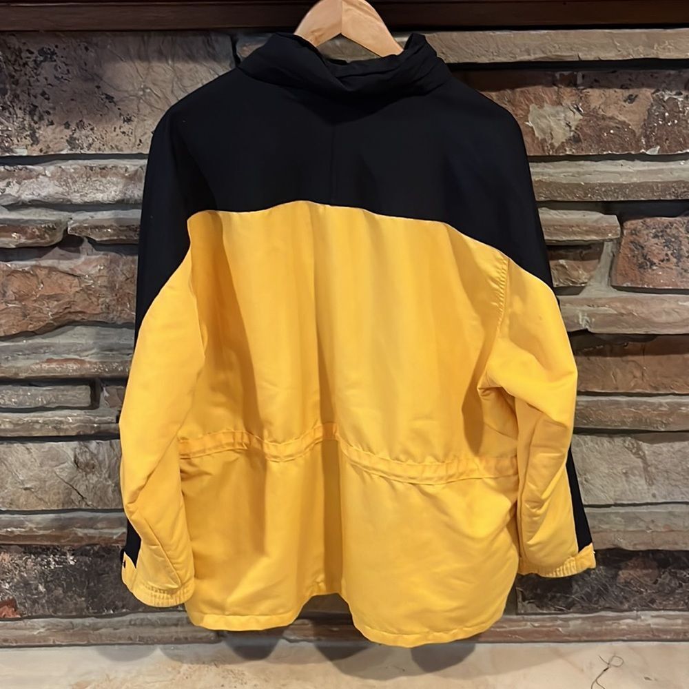 Carhartt Parka Coat Yellow and Black Heavy Cotton Mesh Lined Workwear - Picture 7 of 11